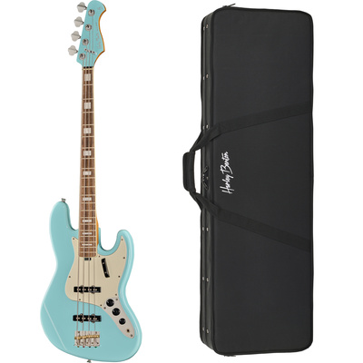 Harley Benton MV-4JB Daphne Blue Bundle