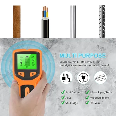 5 In 1 Screw Detector Sensor Portable Wall Scanner Electronic Screw Sensor Locator With LCD Display