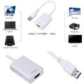 Convertitore Video da usb 3.0 a hdmi da pc Notebook a tv Monitor Adattatore Full hd
