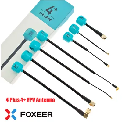 2PCS Foxeer Lollipop 4 Plus 4+ FPV Antenna 5.8G 2.6Dbi Omni Antenna RHCP LHCP SMA MMCX UFL For RC