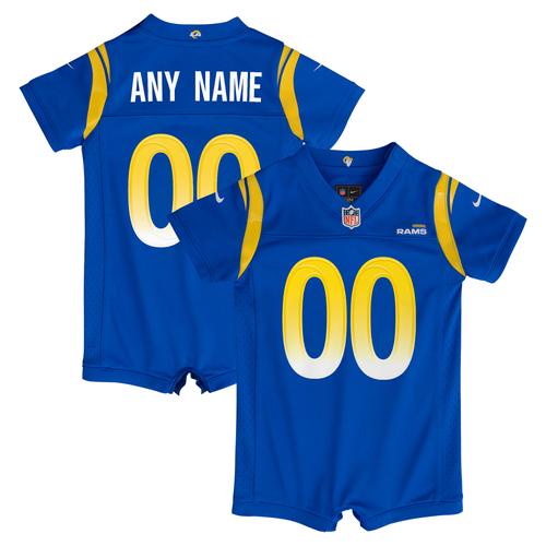 Los Angeles Rams Home Jersey Romper - Custom - Newborn