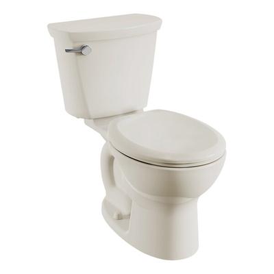 American Standard Cadet PRO 215DA104.021 Bone Vitreous China Floor-Mount Standard Height Round Toilet with 12" Rough-In - 1.28 GPF