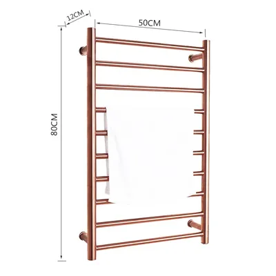 Electric Bath Towel Rack Heating Holder Thermoster 80CM*50CM, Suitable For bathroom Heated