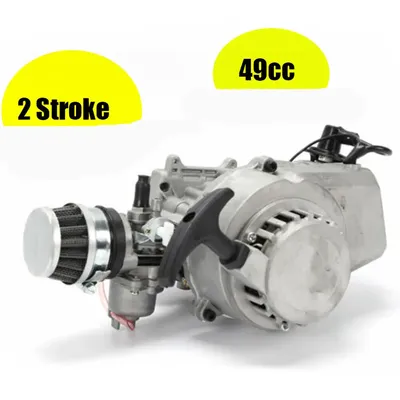 49CC 2 Stroke Pull Start Engine Kit Motor for Pocket Mini Pit Dirt Bike Quad ATV Scooter