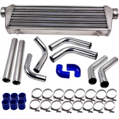 Maxpeedingrods - Universal Turbo Intercooler 27'x7'x2.5' Pipe Piping Hose Pipes Kit 2.5' 64mm Image