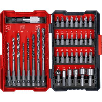 EINHELL/49108955 Set mit 39 verschiedenen Bohrern und Bits