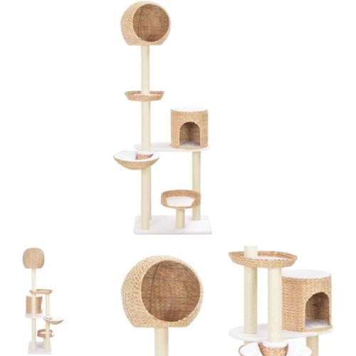 Prolenta Premium - The Living Store Katzen-Kratzbaum Sisal Seegras - Kratzbäume - Braun