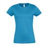 SOLS Imperial Damen T-Shirt, Kurzarm, Rundhalsausschnitt (Wasserblau)