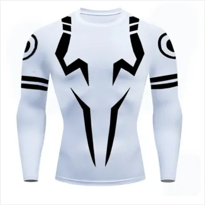 Anime Jujutsu Kaisen 3D Print New Compression T Shirt MMA Rashguard Shirt Men's Running Muay Thai