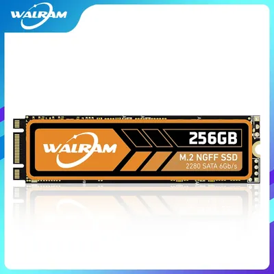 WALRAM M.2 NGFF SATA3 SSD 128GB 256GB 512GB 1TB Internal M.2 NGFF SSD 2280 Solid State Drives Hard Disk For Laptop Desktop