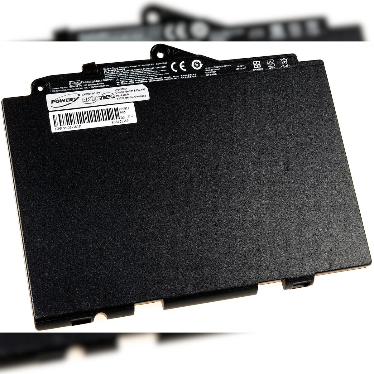 Powery Akku für Laptop HP EliteBook 820 G3