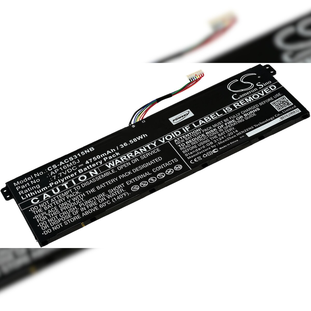 Powery Akku für Laptop Acer Aspire 3 A315-31-C514 N17Q2 / Aspire 3 A315-51 Image