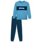 Schiesser Pyjama Jungen blau, 164