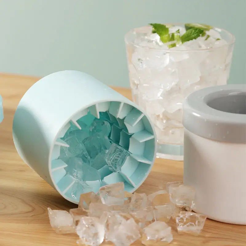 Silikon Eiswürfel Form Runde Eis Eimer Sommer Hausgemachte DIY Kühlschrank Einfrieren Eismaschine Kreative Eiswürfel Form Barware Werkzeuge Image