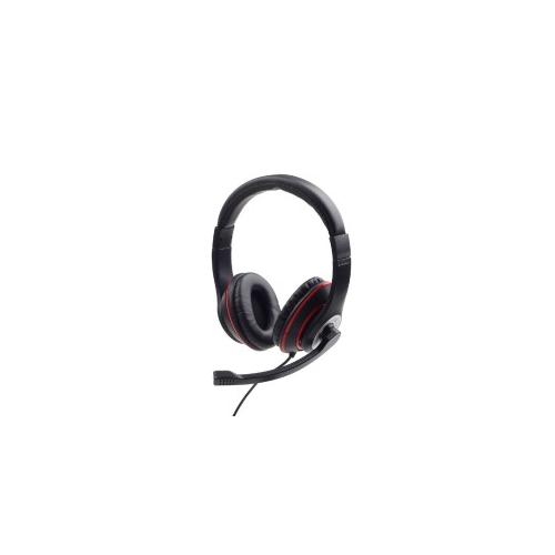 Gembird Mhs-03-bkrd Kopfhörer & Headset Kabelgebunden Kopfband Gaming Schwarz, Rot