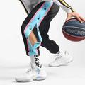 Per uomo Pantaloni della tuta Pantaloni a strappo Pantaloni da basket Tasche Color Block Comfort Traspirante Esterno Giornaliero Per uscire Di tendenza Informale Nero Blu