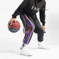 Per uomo Pantaloni della tuta Pantaloni a strappo Pantaloni da basket Tasche Color Block Comfort Traspirante Esterno Giornaliero Per uscire Di tendenza Informale Nero Blu