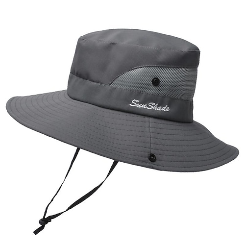 Cappello da sole Cappello a secchiello Cappello da pesca Cappello Impermeabile Portatile Protezione Solare UV Estate Per uomo Per donna Pesca Attività