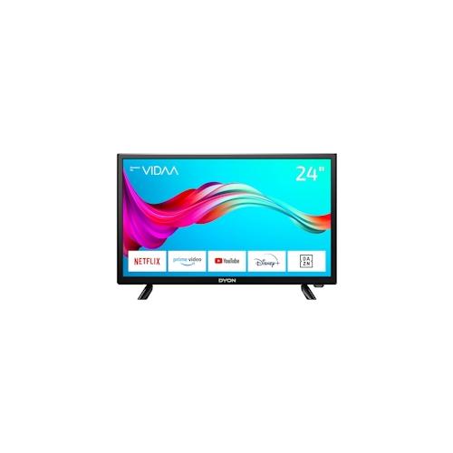 DYON Smart 24 VX 60 cm (24 Zoll) Fernseher (HD Smart TV, HD Triple Tuner (DVB-C/-S2/-T2), App Store, Prime Video, Netflix, YouTube, DAZN, Disney+)