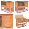 Clapier d'extérieur Enclos pour petits animaux 1 porte Bois - clapier - clapiers - Home & Living