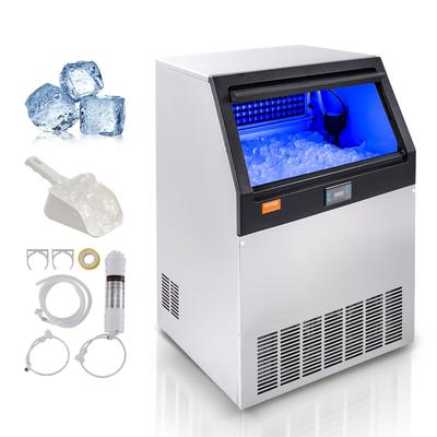 VEVOR Commercial Ice Maker Freestanding Cabinet Ice Maker for Home Office Restaurant