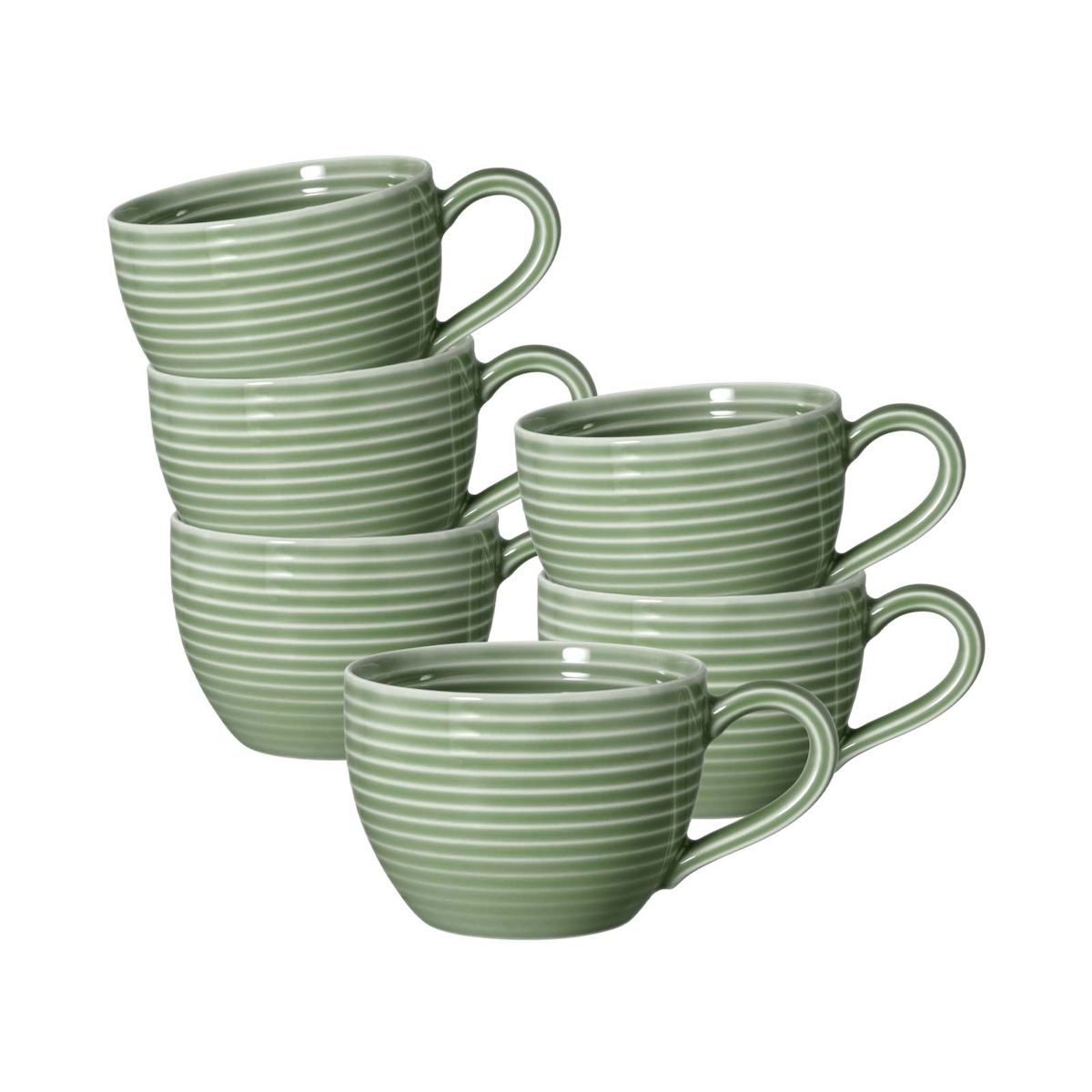 Seltmann Weiden Beat Color Glaze Espressotasse 0,11 l 6er Set - Salbeigrün Image