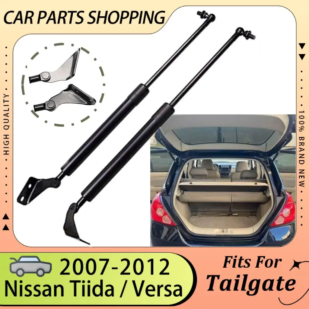 Puntoni del portellone posteriore per Nissan Versa 2007-2012 Nissan Tiida Hatchback tronco Boot Lift Support ammortizzatori con asta a molla
