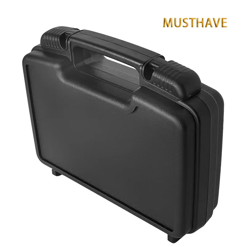 Cassetta degli attrezzi scatola di plastica in PP cassetta degli attrezzi multifunzione valigia portatile cassetta degli strumenti protettiva di sicurezza con scatola di immagazzinaggio in spugna