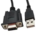 Il convertitore adattatore cavo USB maschio a DB9 RS232 COM femmina da 1,8 M 6FT di alta qualità supporta il sistema Win 7 8 10 Pro