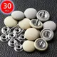 1-30pcs Fibbie per tetto auto Interni Tessuto a rete Fibbia di fissaggio Snap Rivetti Fermo Soffitto