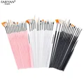 15 pz/set pittura Nail Art disegno disegno punteggiatura Liner penna pennello consigli per la progettazione fai da te UV Manicure strumento acrilico Fan Carving