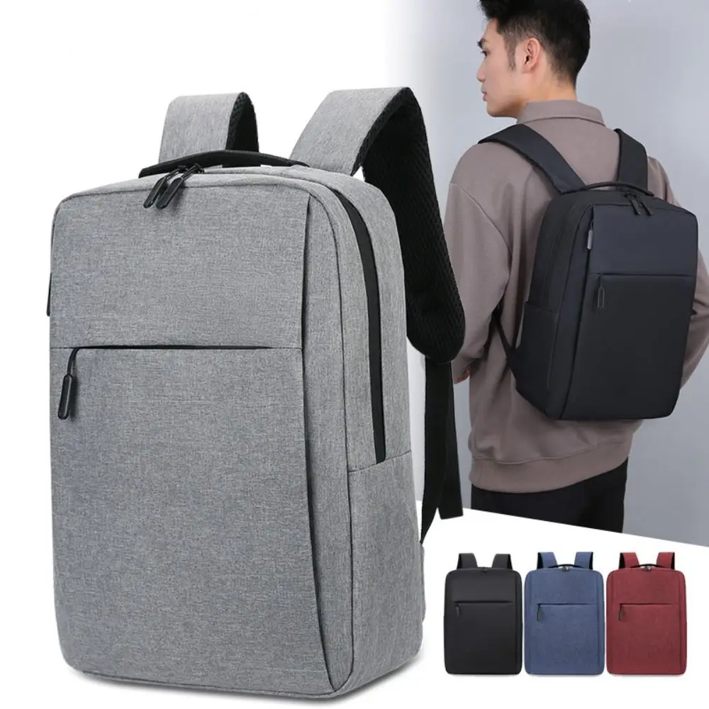 Zaino Versatile da 15.6 pollici di alta qualità in tessuto Oxford nero grigio blu rosso zaino da lavoro borsa per Computer lavabile Unisex