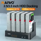 Docking station per HDD MAIWO a 5 alloggiamenti con clone offline da SATA a USB 3.0 Docking station per disco rigido per custodia per disco rigido da 2,5/3,5 pollici