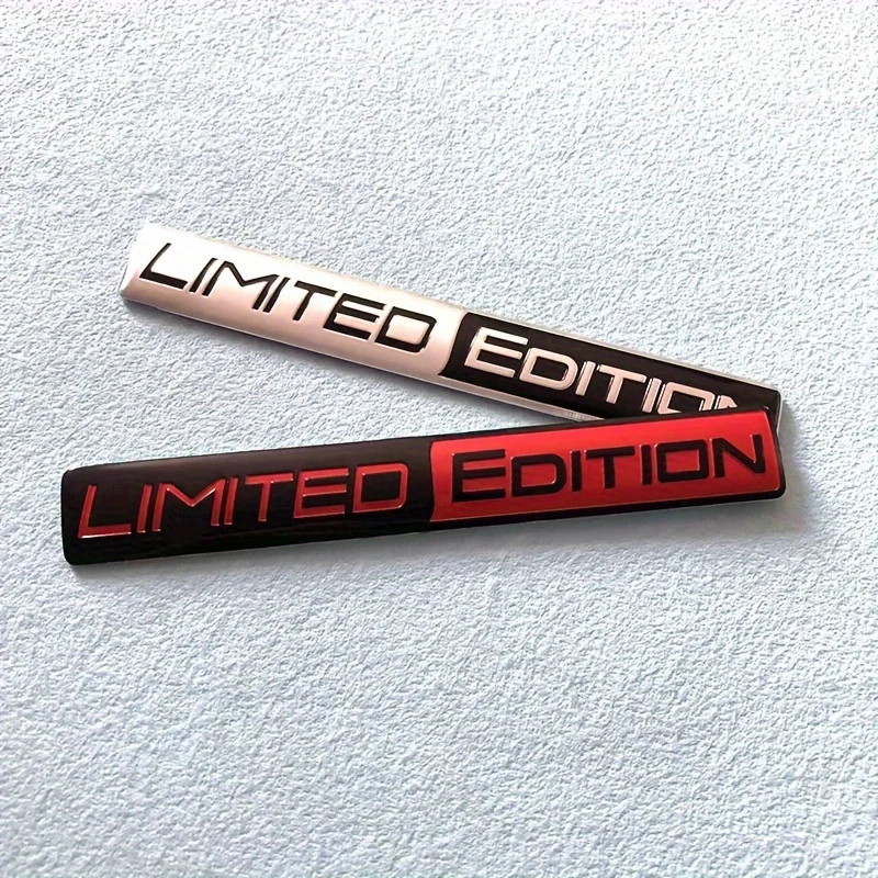 Emblema in edizione limitata Distintivi in metallo 3D Adesivo per decalcomanie Auto Racing Sport Emblema per adesivo per moto per auto parafango laterale bagagliaio posteriore