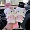 Nuova copertura per spalline per cintura di sicurezza per auto Hello Kitty decorazione per auto