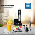 Frullatore ad immersione 6 in 1 frullatore a immersione, frullatore a immersione 1500W Stick 2 velocità frullatore portatile tritatutto, frusta e montalatte