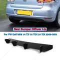 Per VW Golf 6 MK6 1.4 TSI 1.6 TDI 2.0 TDI Paraurti Posteriore Diffusore Lip Body Kit Splitter Spoiler Protezione Accessori 2009-2013