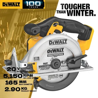 DEWALT DCS391N Cordless Circular Saw Bare Tool Multifunctional Cutting Machine For Woodworking