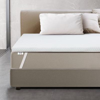 The White Stone - Memory Schaum Topper 80 x 180 Höhe 6cm Matratzenauflage mit abnehmbarem Image