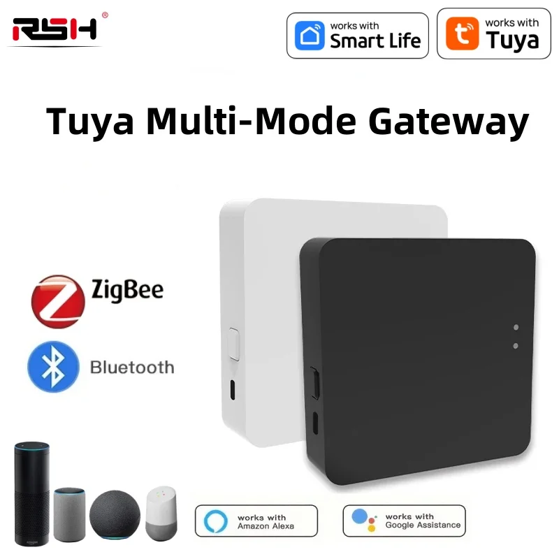 Tuya Multi-Mode-ZigBee Bluetooth-Gateway-Hub drahtlose Smart-Home-Geräte Fernbedienung Brücke Unterstützung Alexa Google Home Image