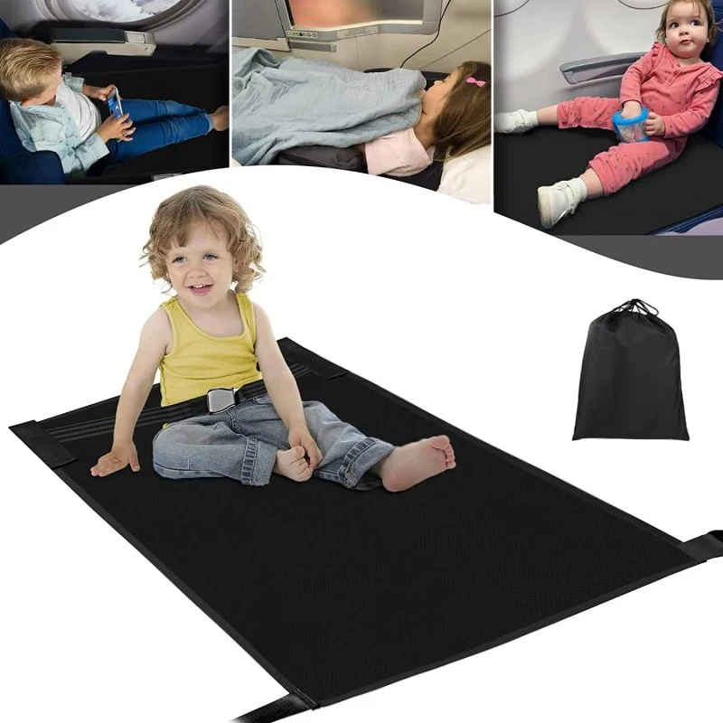 Kinder Flugzeug Reise bett tragbare Baby wagen Hängematte Auto Fuß stütze Kinder Flugzeug Reise bett Kleinkind Auto Reise Fuß stütze Hängematte Image