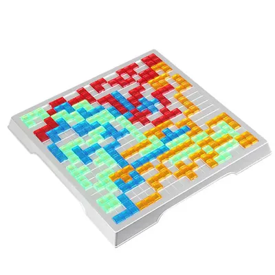 Neuheit Puzzle Schach Blokus Bord Spiel Praxis Anfang Fähigkeit Strategie Spiel Realistische Familie Image