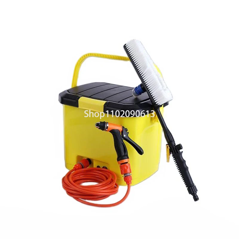 25L Roller Waschen Auto Maschine 12V Hochdruck Auto Waschen Power Hochdruckreiniger Haushalt Pinsel Pumpe Reinigung Maschine auto waschen Image