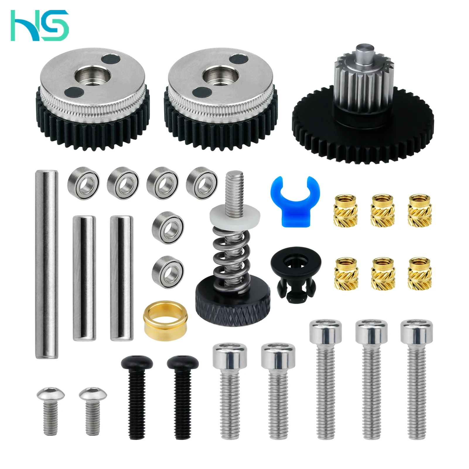 1 HGX Extrusora Gear Kit HGX-LITE-Extrusora Extrusora De Nylon De Aço Endurecido Dropship Image