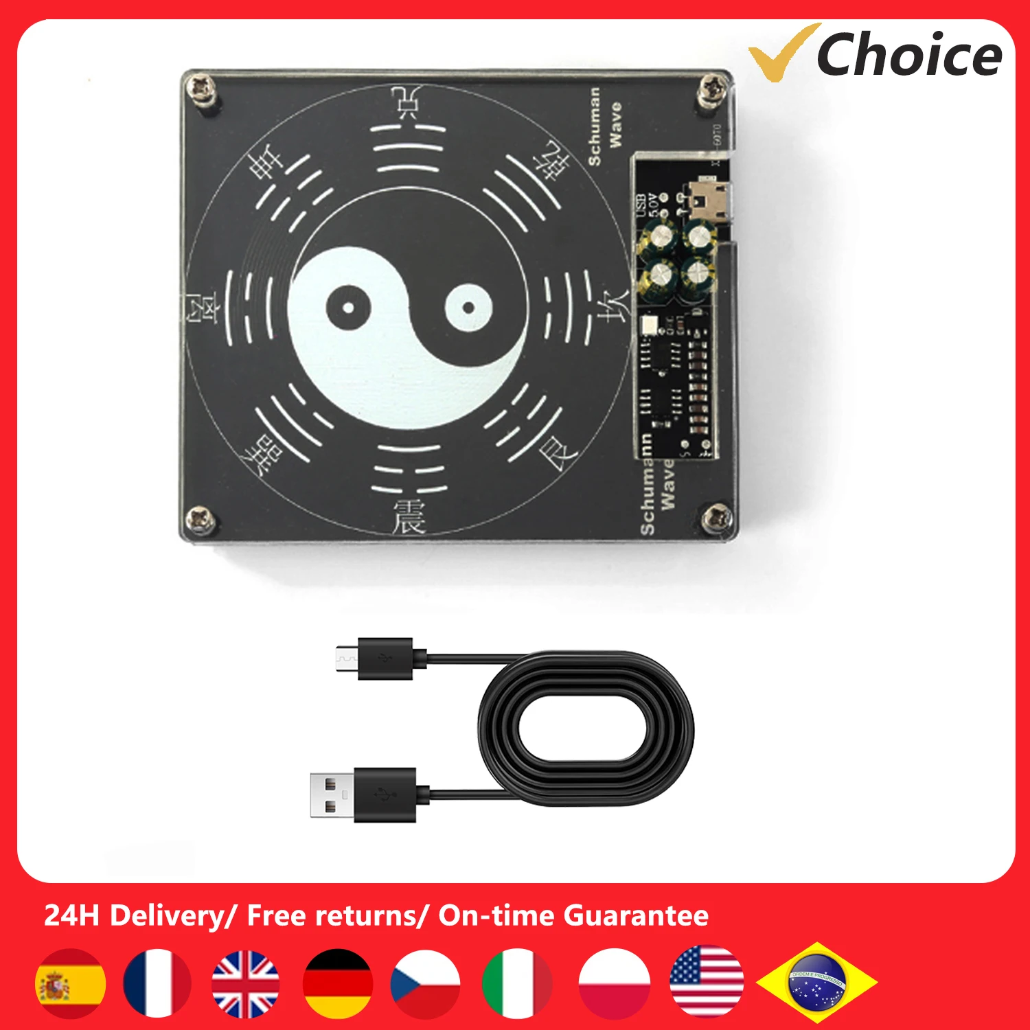 Hochleistungs-Schumann-Wellen generator 7,83Hz reiner Sinus wellen generator Erd resonanz frequenz generator Image