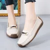 Echtes Leder Frauen Wohnungen Frau Casual Schuhe Luxus Faulenzer Weibliche Slip-on Boot Schuhe Mokassins Große Größe 35-44