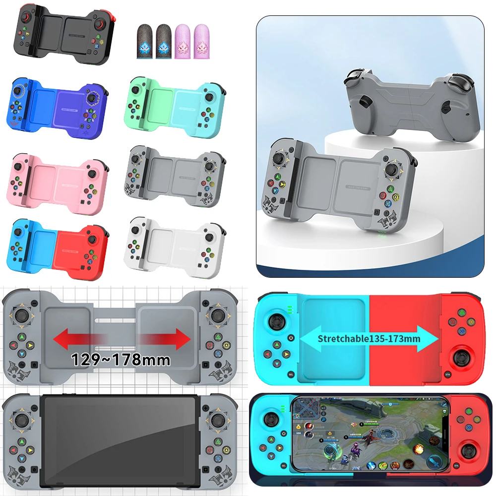 Verbesserte Wireless Gamepad Bluetooth-kompatibel Gaming Controller Joystick für PUBG für IOS/Android für NS SCHALTER/PS3/PS4