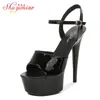 Neue Striper Dance Schuhe Frauen Sexy Show Sandalen 13 15 17 CM High Heels Plattform Sandalen Mädchen Schuh Party Club drop Verkäufe Größe 43