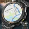 GPS Outdoor Sport Tracker Smartwatch Männer führte Taschenlampe Herzfrequenz Sprach assistent Bluetooth Anruf Militär Smartwatch 2024 neu