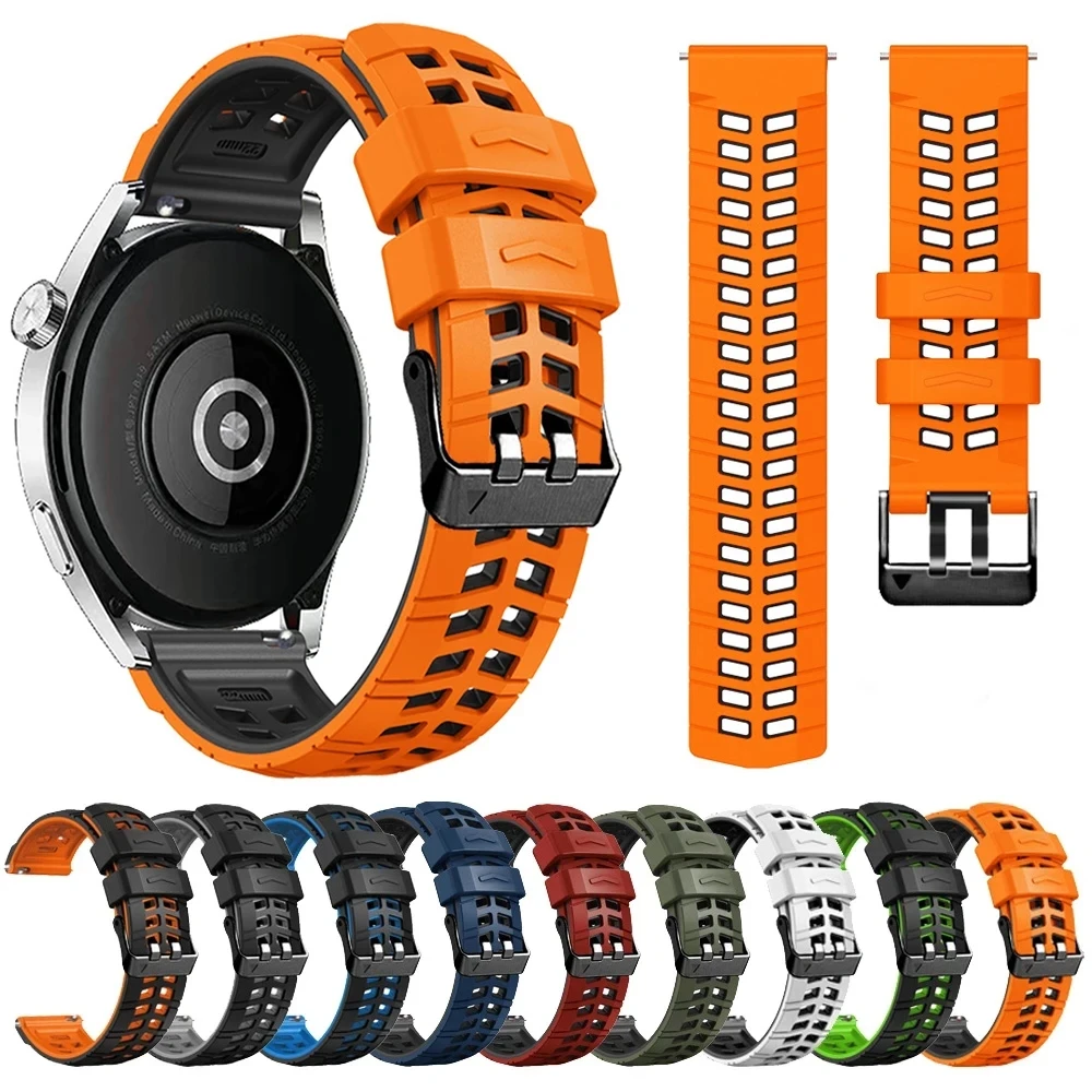 22mm silikon armband für huami amazfit cheetah pro band armband handgelenk für amazfit cheetah (rund) gtr 4 3 pro 2e armband Image